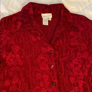 Beautiful Red top from Coldwater Creek